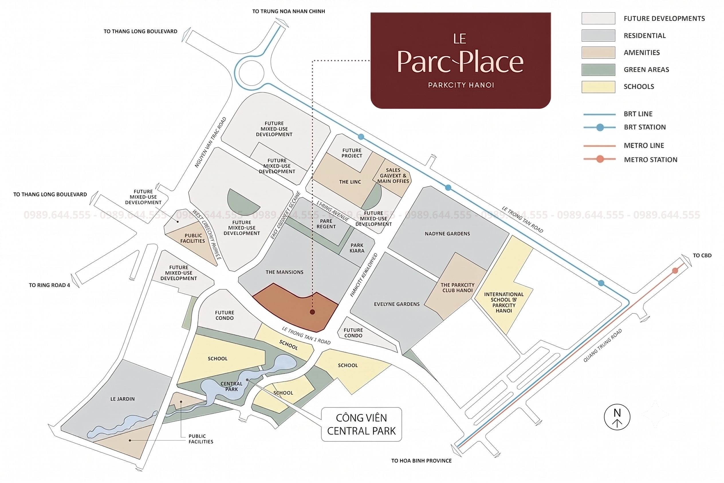 Vị trí Le Parc Place