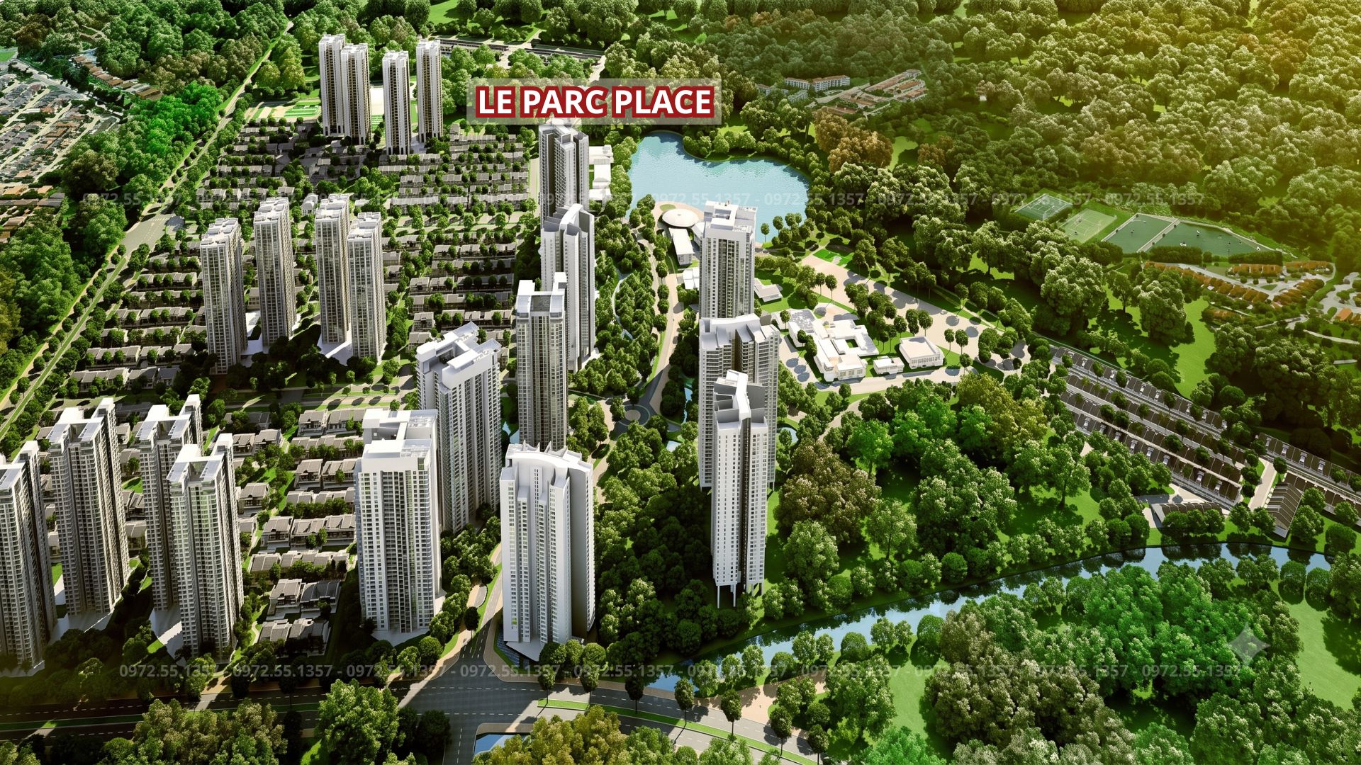 Phối cảnh khu đô thị Parc City Hanoi