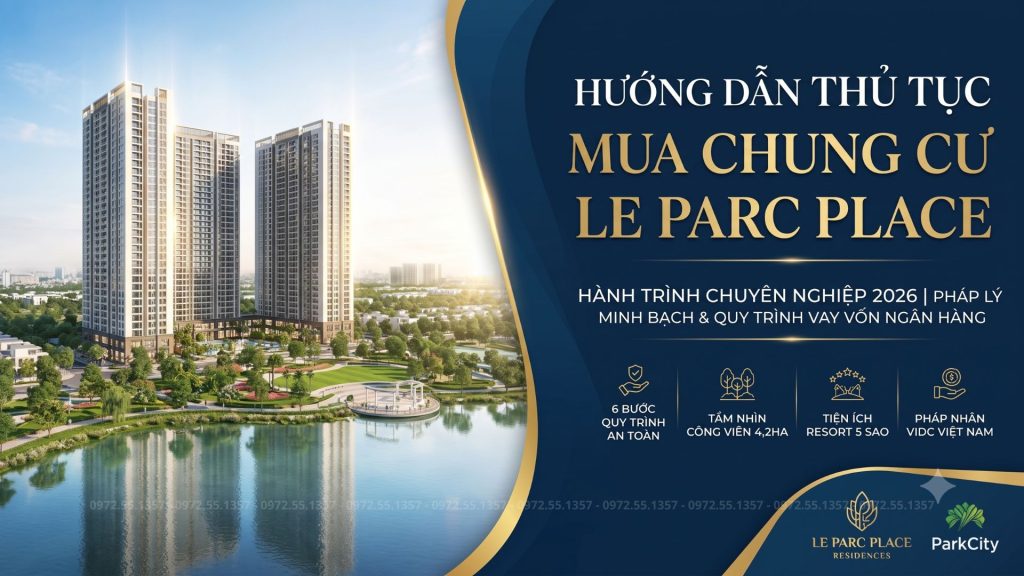 Hướng Dẫn Thủ Tục Mua Chung Cư Le Parc Place & Quy Trình Vay Vốn (Cập Nhật 2026)